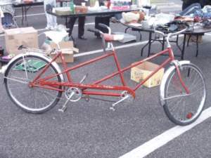 Shwinn bicycle built for two